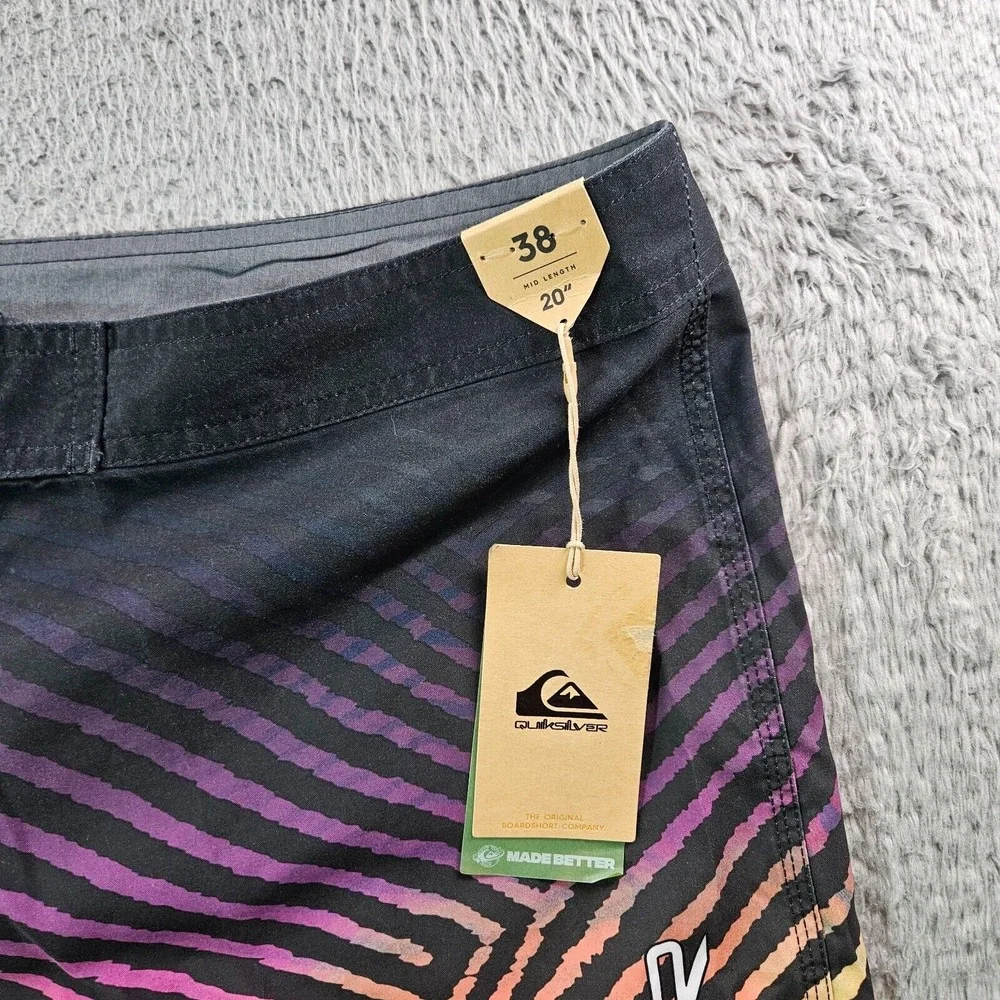 NWT‎ Quiksilver Board Shorts Swim Trunks Men 38 No Liner 20